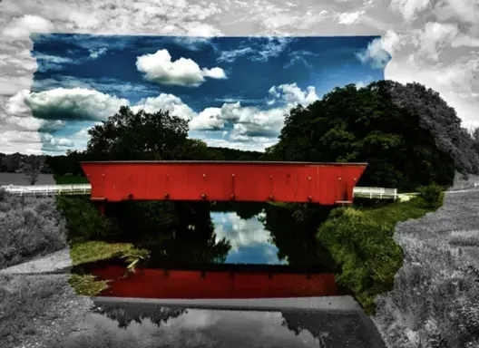 Iowa covered bridge